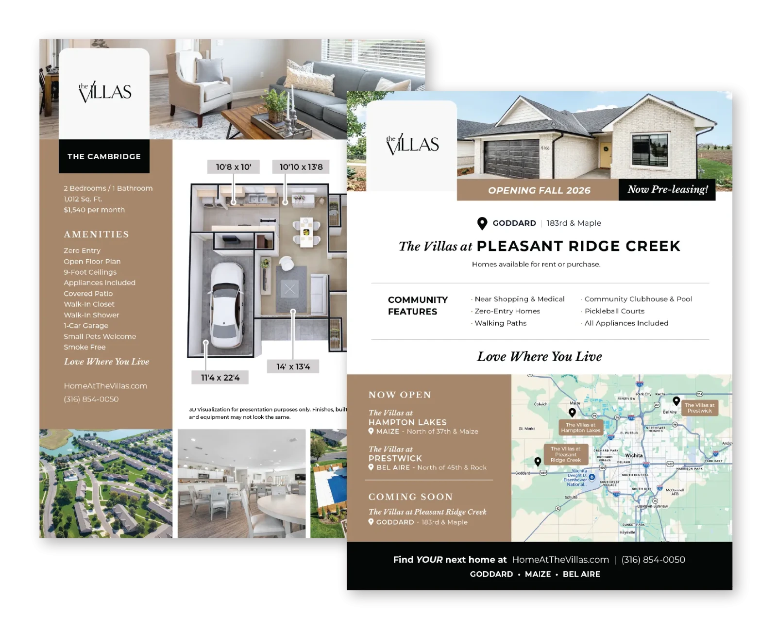 the villas one sheet